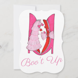 Boo staat niet op VDay Feestdagenkaart