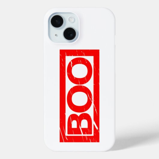 Boo Stamp Case-Mate iPhone Case (Achterkant)
