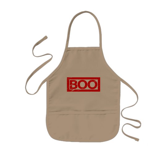 Boo Stamp Kinder Schort (Voorkant)