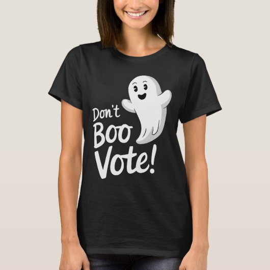Boo-stemmen niet t-shirt (Voorkant)