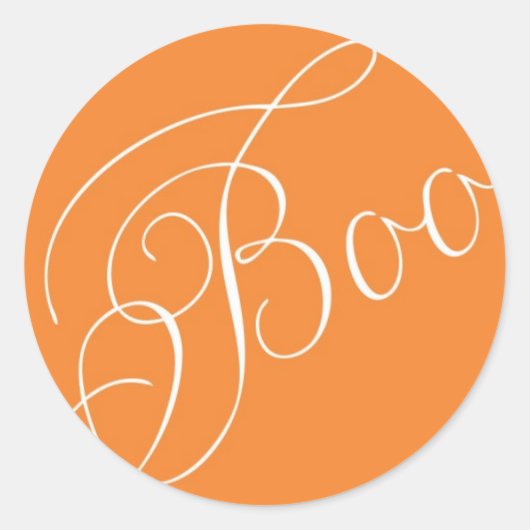 Boo. Sticker (Voorkant)