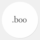 .boo sticker (Voorkant)