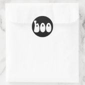 BOO-sticker Ronde Sticker (Tas)