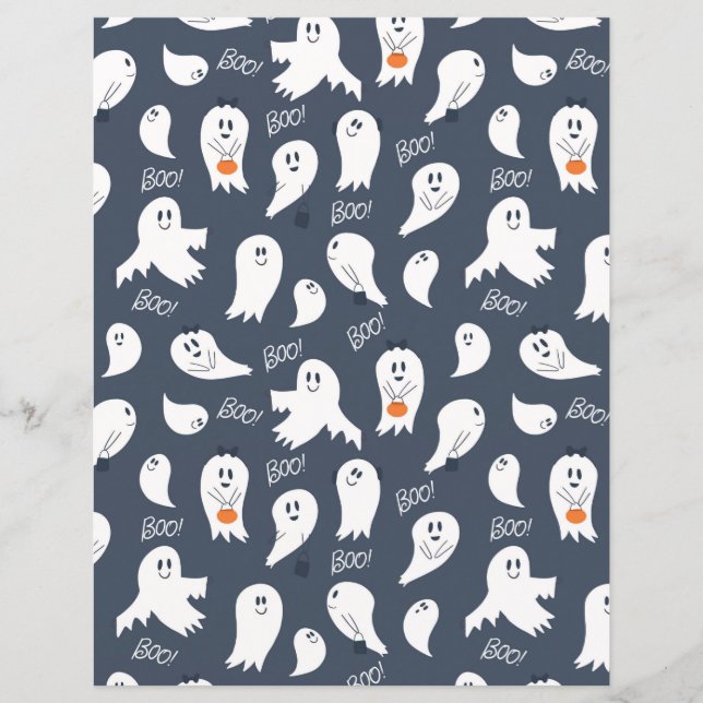 Boo Street Ghost Paper — blad (Voorkant)