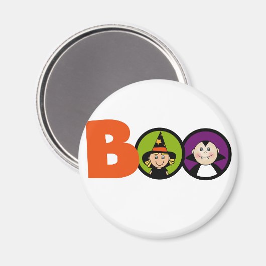 BOO T-shirts en cadeautjes Magneet (Voorkant / Achterkant)