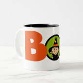 BOO T-shirts en cadeautjes Tweekleurige Koffiemok (Voorkant links)