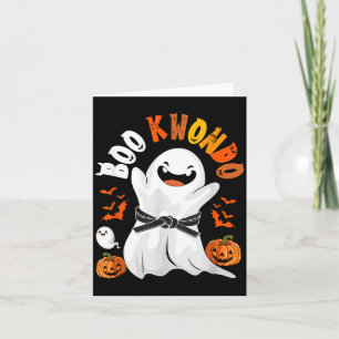 Boo Taekwondo Halloween Geest Kostuum Martial Arts Kaart