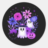 Boo-tanische dromen ronde sticker (Voorkant)