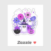 Boo-tanische dromen sticker (Vel)