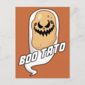 Boo-Tato Spooky Potato Food Halloween Briefkaart (Voorkant)