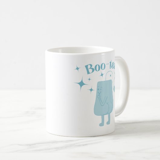 Boo-tea Booty Funny Tea Ceramic Mok 11oz (Voorkant rechts)
