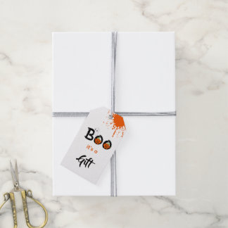 Boo team grappige Halloween Cadeaulabel