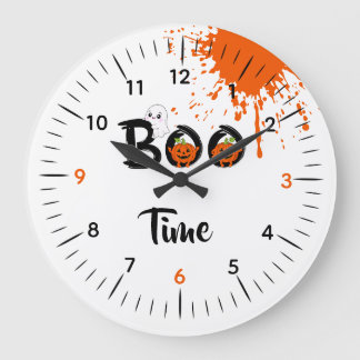 Boo team grappige Halloween Grote Klok