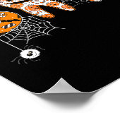 Boo Teeth Pumpkin Dentist Dental Hygienist Hwe Poster (Hoek)