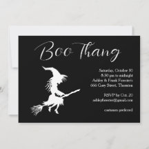 Boo Thang Flying Witch Halloween Party
