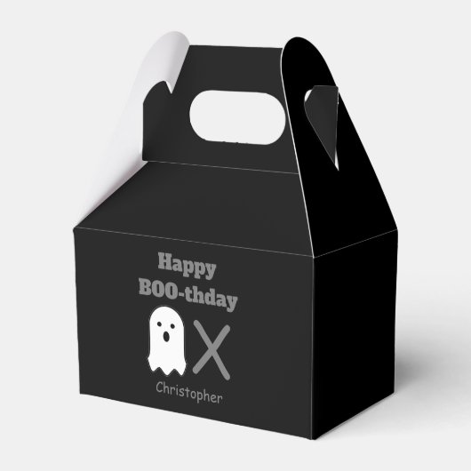 BOO-thday Ghost Bedankdoosjes (Voorkant Zijde)