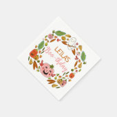 Boo-thday Halloween Pink Birthday Party Servet (Hoek)