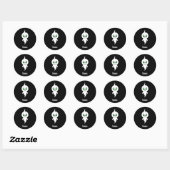 Boo the Ghost Ronde Sticker (Vel)