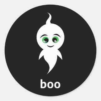 Boo the Ghost Ronde Sticker