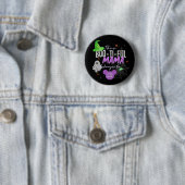 Boo-ti-ful Mama Pin | Aangepaste Halloween Gift Ronde Button 5,7 Cm (In situ)