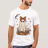 Boo-tiful Autumn Ghost AI Art T-shirt (Voorkant)