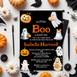 Boo-tiful Baby op de weg - Halloween Baby shower Kaart