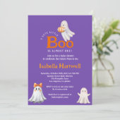 Boo-tiful Baby op de weg - Halloween Baby shower Kaart (Staand voorkant)