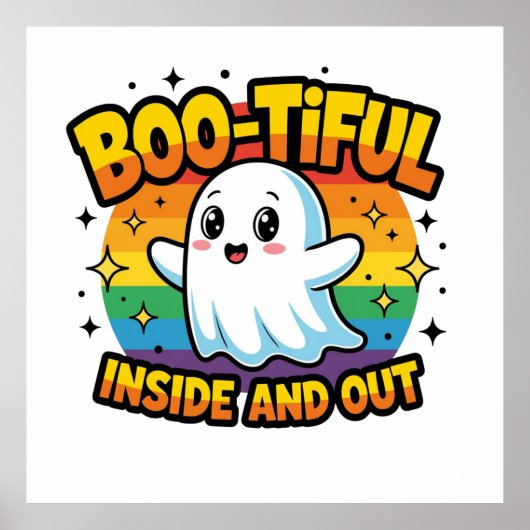 Boo-tiful binnen en buiten poster (Voorkant)
