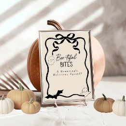 "Boo-tiful Bites" Eettafelbordje Kaart