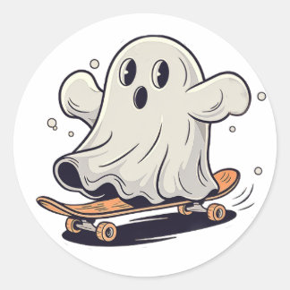 Boo-tiful Board Ronde Sticker