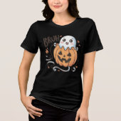 BOO-tiful BRUH! Tri-Blend Shirt (Voorkant)