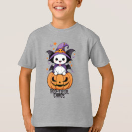 Boo-tiful Chaos | Vleermuizen, Petten en pompoenen T-shirt