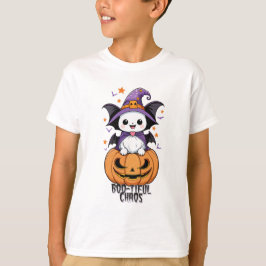 Boo-tiful Chaos | Vleermuizen, Petten en pompoenen T-shirt