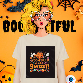 Boo-tiful Familie Matching Halloween Vrouwen T-shirt
