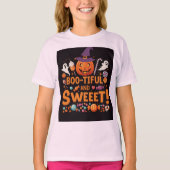 Boo Tiful Family Matching Halloween Meisjes T-shir T-shirt (Voorkant)