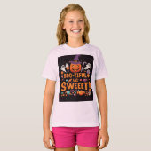 Boo Tiful Family Matching Halloween Meisjes T-shir T-shirt (Voorkant volledig)