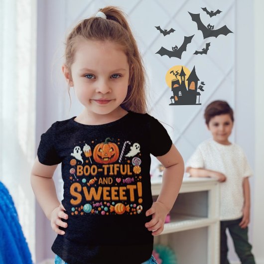 Boo Tiful Family Matching Halloween Meisjes T-shir T-shirt