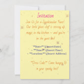 Boo-tiful Feast – Kawaii Spook Kookfeest Uitnodigi Kaart (Achterkant)