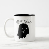 Boo-tiful Ghost Mug Tweekleurige Koffiemok (Links)