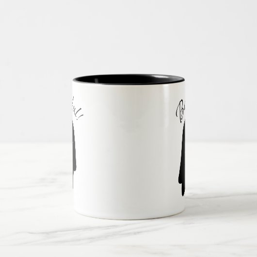 Boo-tiful Ghost Mug Tweekleurige Koffiemok (Center)