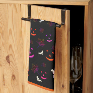Boo-tiful Halloween glimlacht Schattigee spoken Zw Theedoek