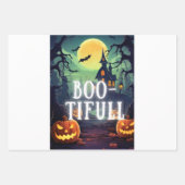 Boo-tiful Halloween-inpakpapier: voeg een spookach Inpakpapier Vel (Voorkant 2)