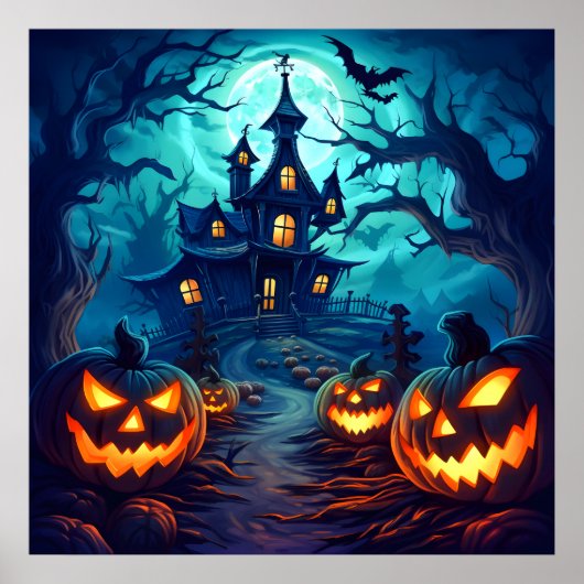 Boo-tiful Halloween Night Poster (Voorkant)