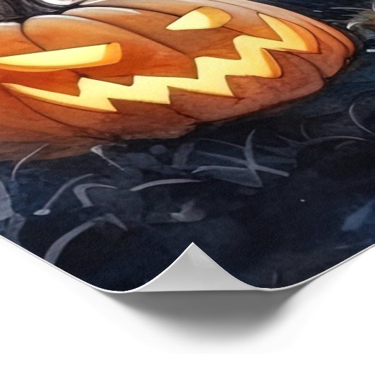 Boo-tiful Halloween Night Poster (Hoek)