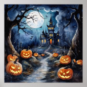 Boo-tiful Halloween Night Poster (Voorkant)