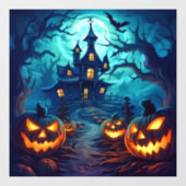 Boo-tiful Halloween Night Window Cling Raamsticker (Vel)