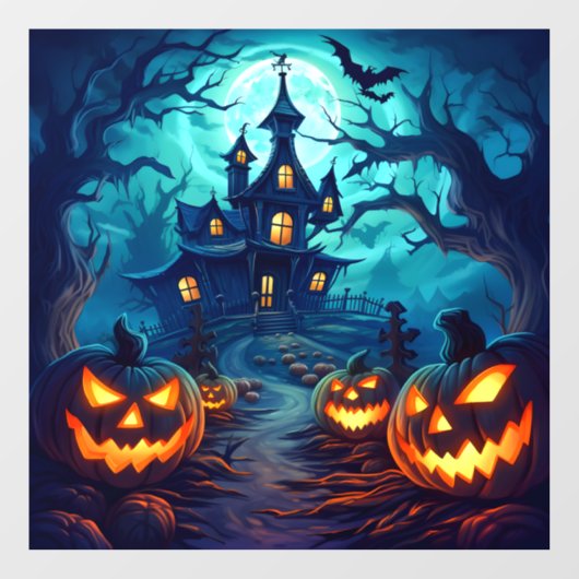 Boo-tiful Halloween Night Window Cling Raamsticker (Vel)