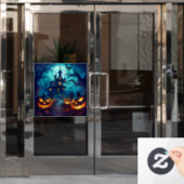 Boo-tiful Halloween Night Window Cling Raamsticker (Kantoordeur)
