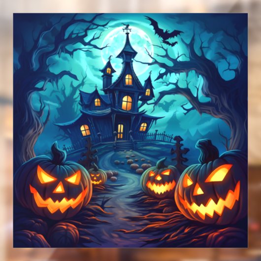 Boo-tiful Halloween Night Window Cling Raamsticker (Vel 2)