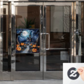 Boo-tiful Halloween Night Window Cling Raamsticker (Kantoordeur)